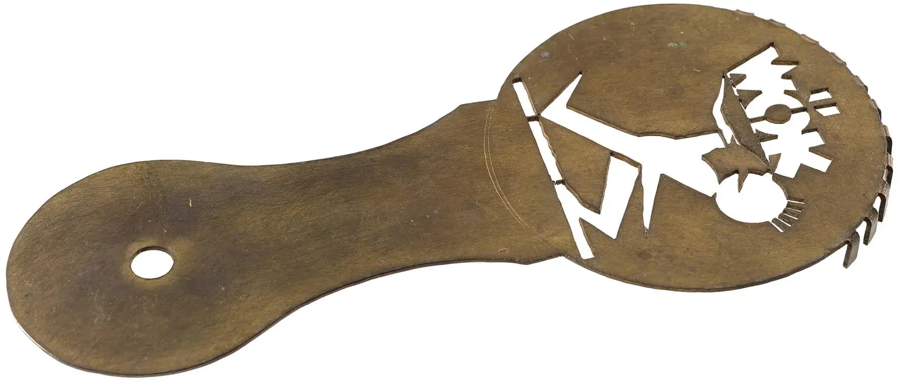 Metallschablone für die Tortendekoration, 20. Jh., Wien Museum