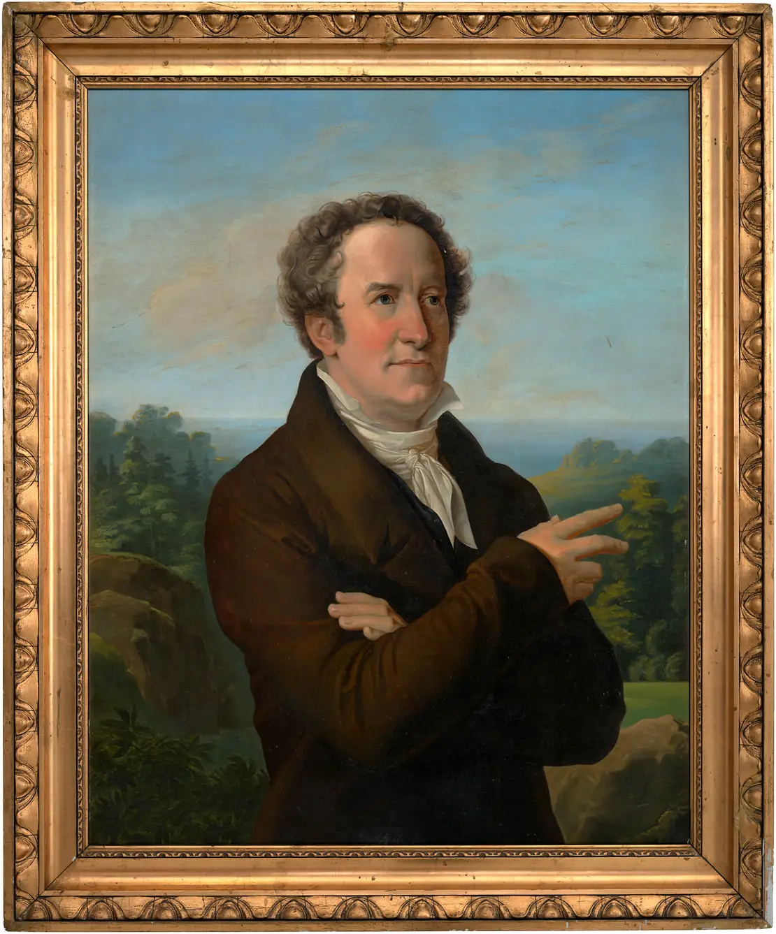 Julius Fargel, Kopie nach Leopold Kupelwieser: Johann Michael Vogl, Schubertliedsänger, 1949, Wien Museum, Inv.-Nr. 93808   