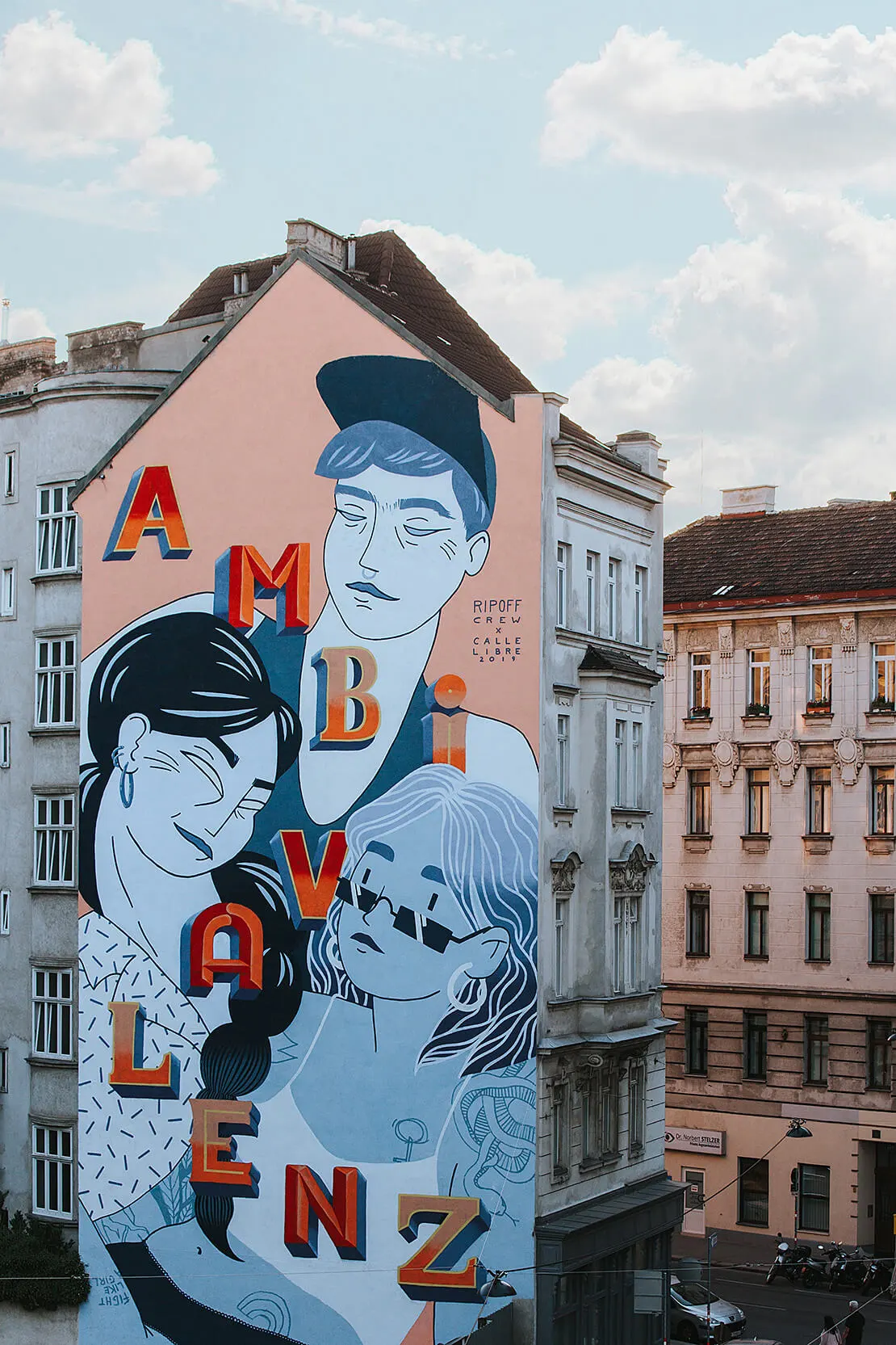Ripoff Crew, Mauthausgasse 9, 1050 Wien, Calle Libre, 2019, Foto: Linda Steiner  