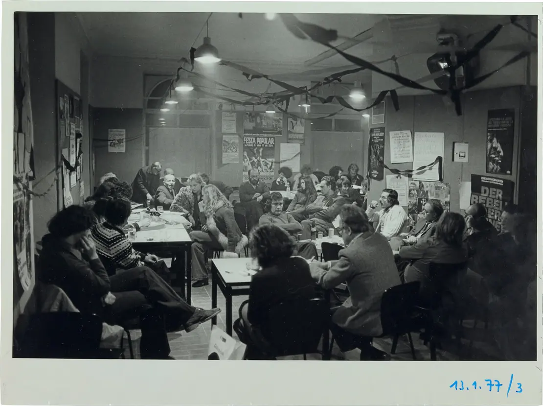 Im Club Links (2., Odeongasse 1/Große Mohrengasse), 1977, Foto: Peter und Burgi Hirsch, Wien Museum, Inv.-Nr. 300248/4  