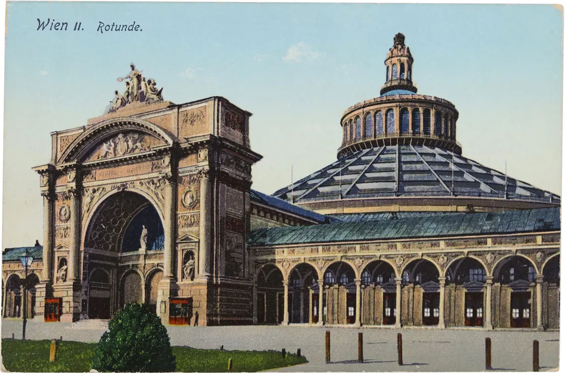 Rotunde im Prater, um 1910, Photochrom, Verlag: Anton Böhm, Wien Museum