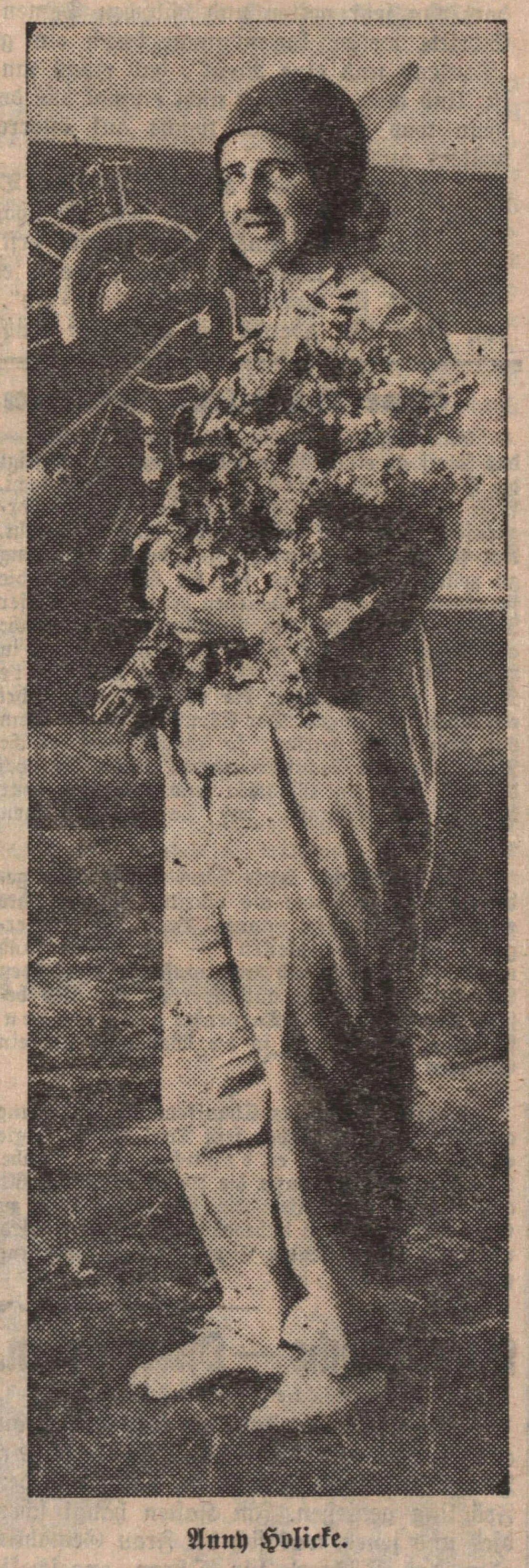Anny Holicke, Abbildung aus: Illustrierte Neue Kronen Zeitung, 16. September 1933, ANNO/ÖNB
