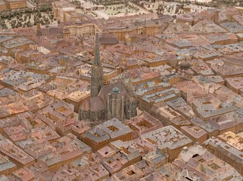 Erwin Pendl: Plastisches Modell der Wiener Innenstadt mit der Ringstraße, 1897/98, Wien Museum