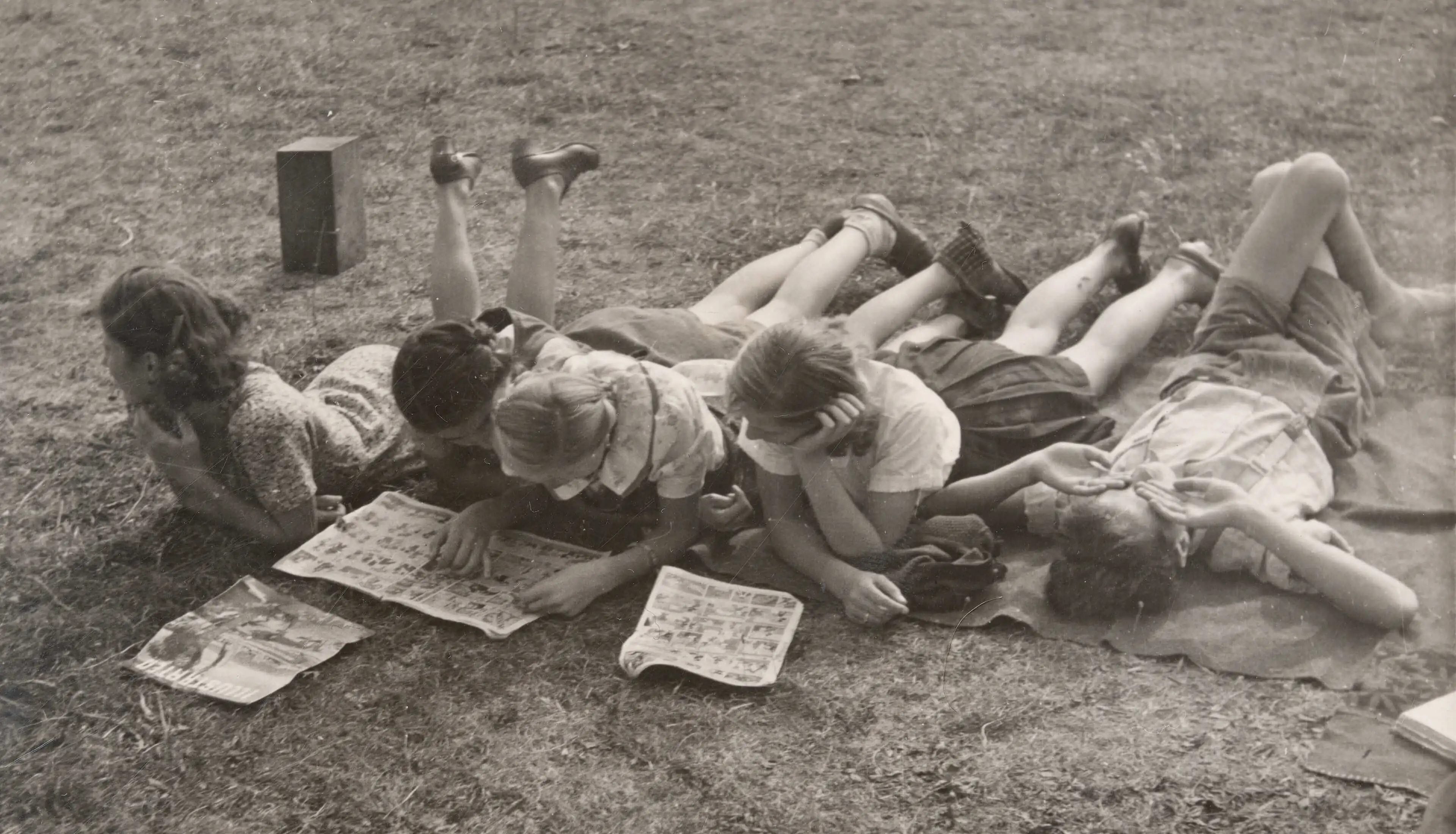 Wiener Kinder in Fairford, 1947, Foto: vermutlich Karla Zieger, Privatbesitz Familie Holmes