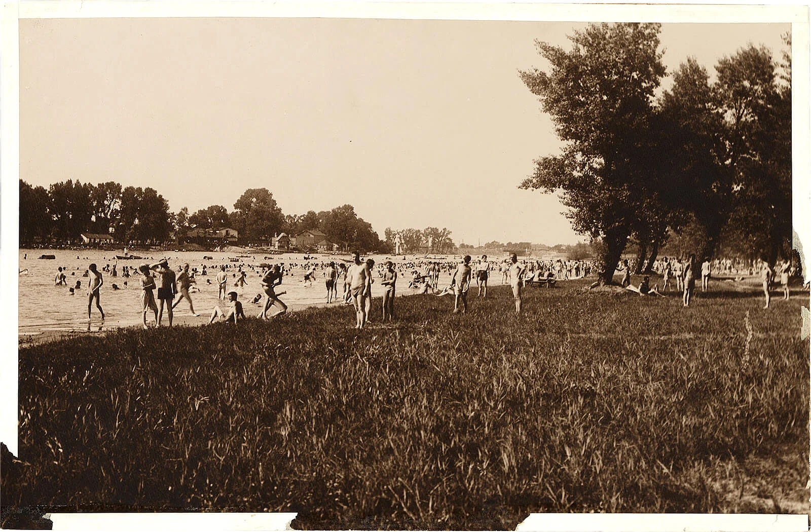 Fritz Sauer: Gänsehäufel, um 1930, Wien Museum, Inv.-Nr. 57962/503  