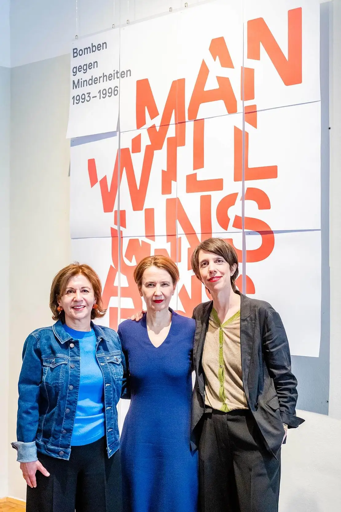 Die Kuratorinnen der Ausstellung: Gamze Ongan, Cornelia Kogoj, Vida Bakondy. Foto: Kollektiv Fischka / Kramar © Volkskundemuseum Wien  