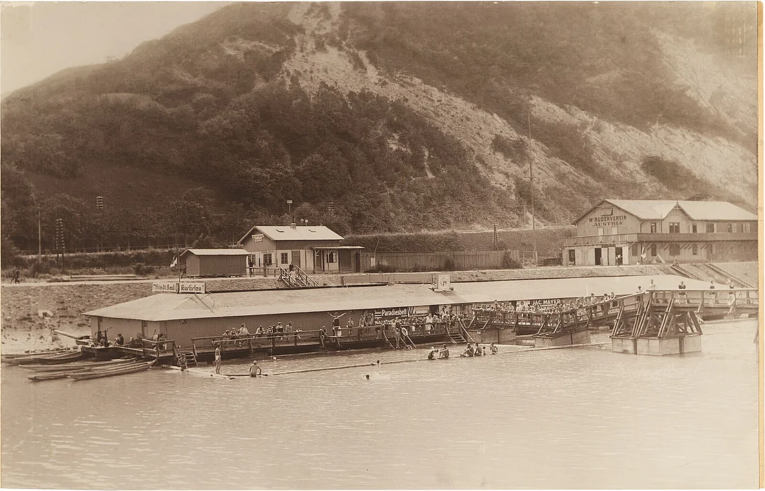 Kuchelau – Städtisches Bad, um 1926, Wien Museum Inv.-Nr. 57962/431