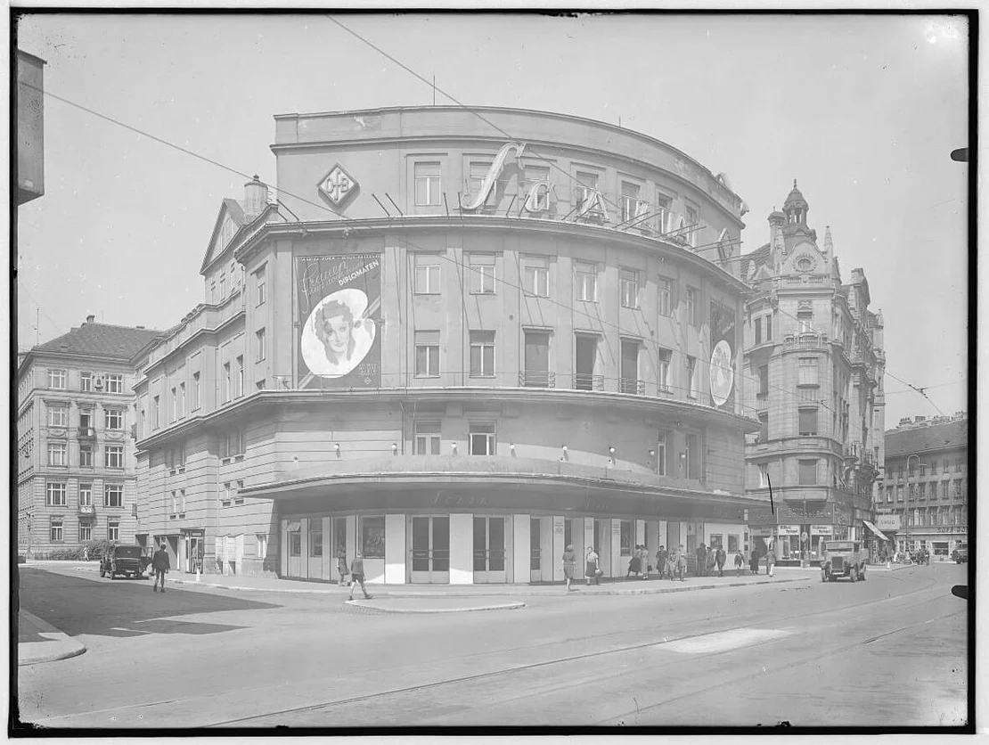 Im Scala-Kino in der Favoritenstraße 8 hatte der Film „Heimkehr“ Premiere. Foto: Martin Gerlach jun, um 1940, Wien Museum