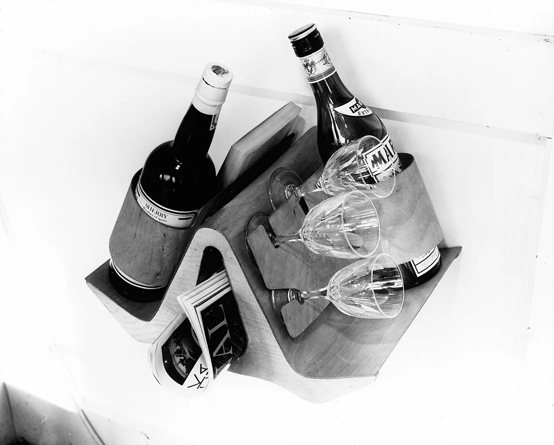 Pocket-Bottleship, eine Adapation von Riss` Tisch-Bücherregal „Gull“, 1939, Prichard Papers, University of East Anglia