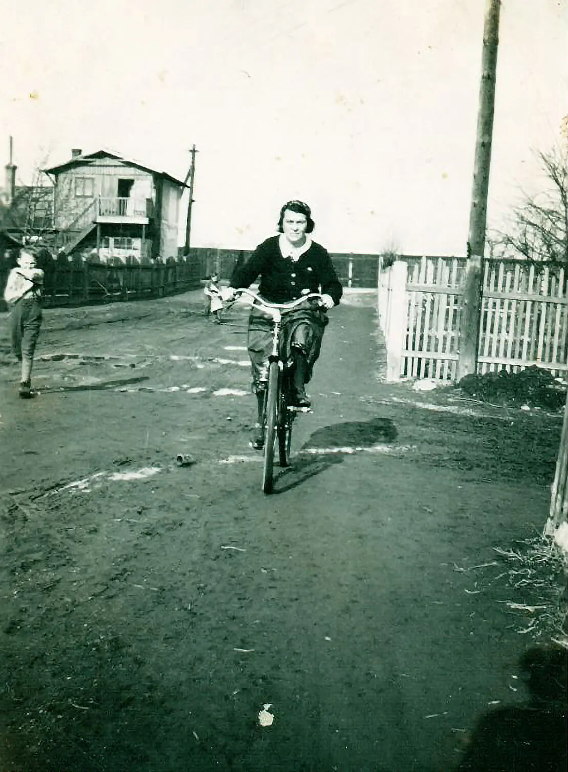 Die Wildbadgasse am Bruckhaufen, um 1935, Leopold Draxler