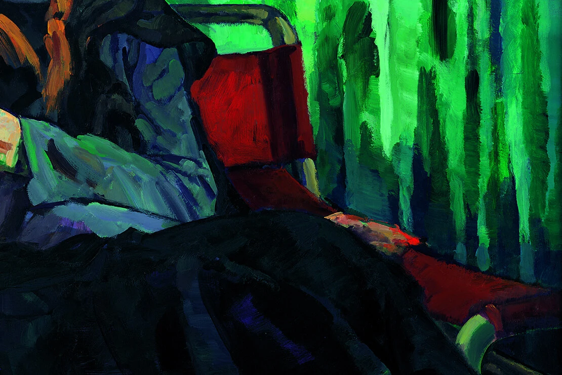 Xenia Hausner: Oh Wildnis (Detail), 1999, Wien Museum, © Studio Xenia Hausner / Bildrecht, Wien, 2021, Foto: Stefan Liewehr