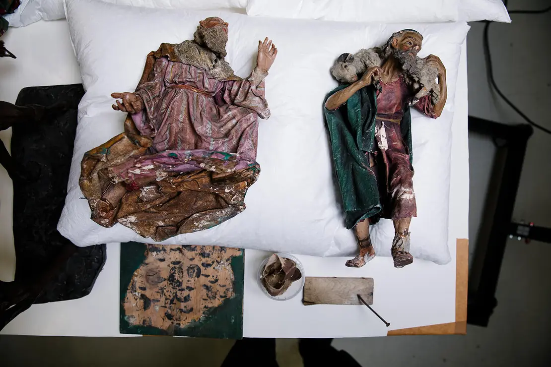 Hirtenfiguren, Foto: Ina Aydogan, Wien Museum, 2025