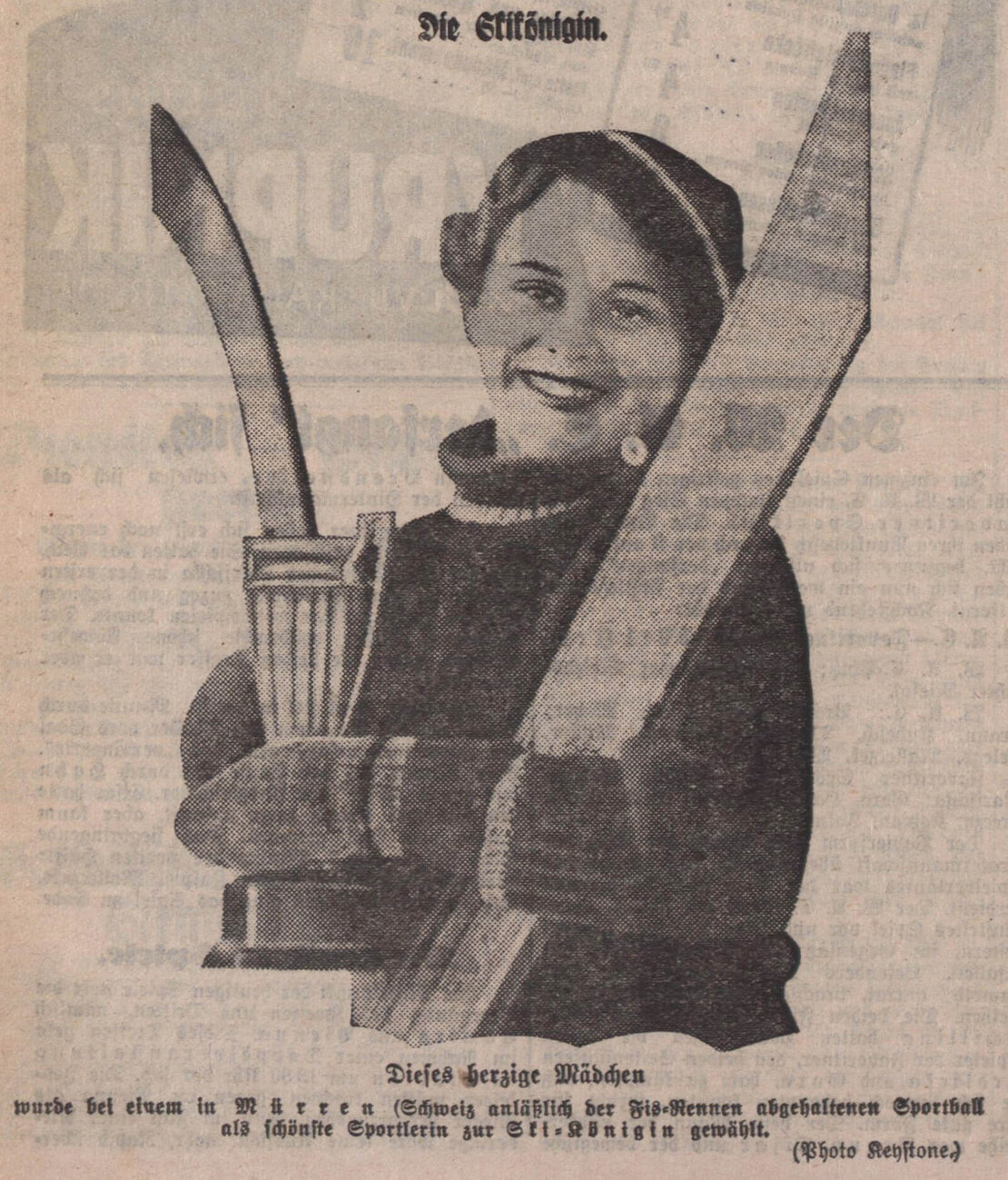 Aus der „Illustrierten Kronen-Zeitung“ vom 24. Februar 1934, ANNO/ÖNB  