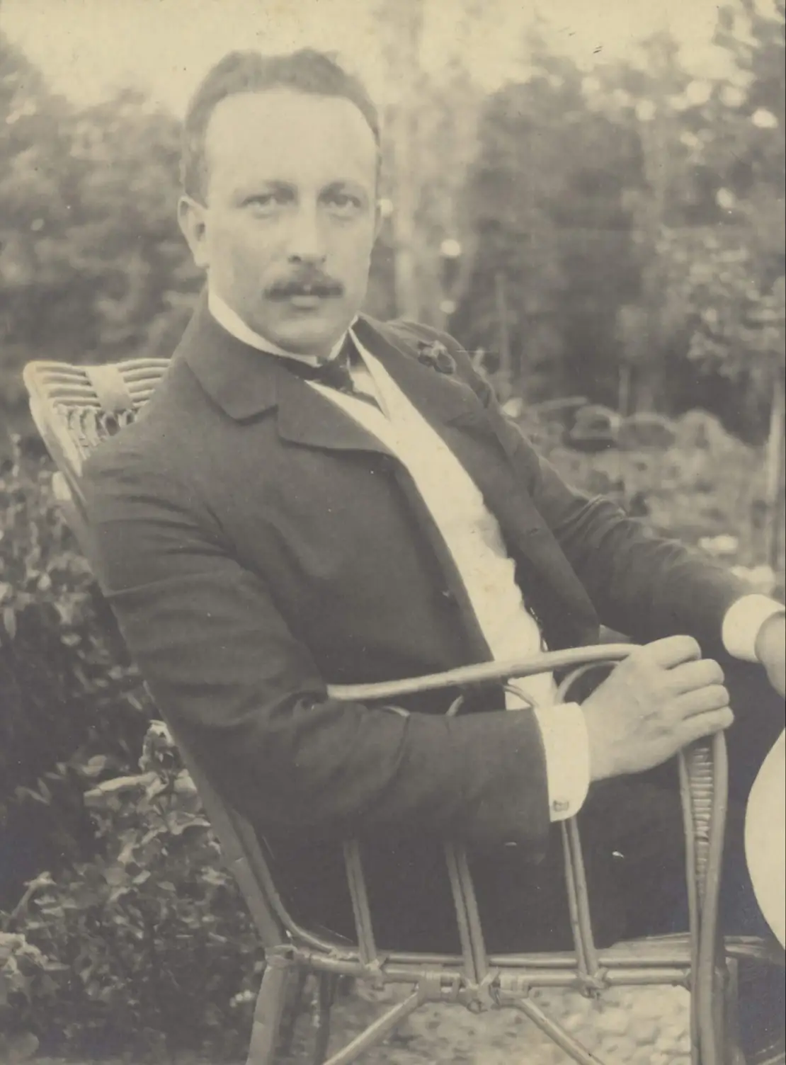 Der Schriftsteller Felix Salten, 1904, Wienbibliothek im Rathaus