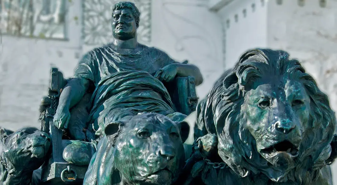 Marc-Anton-Gruppe vor der Wiener Secession, Foto: Gerhard Trumler / brandstaetter images / picturedesk.com  