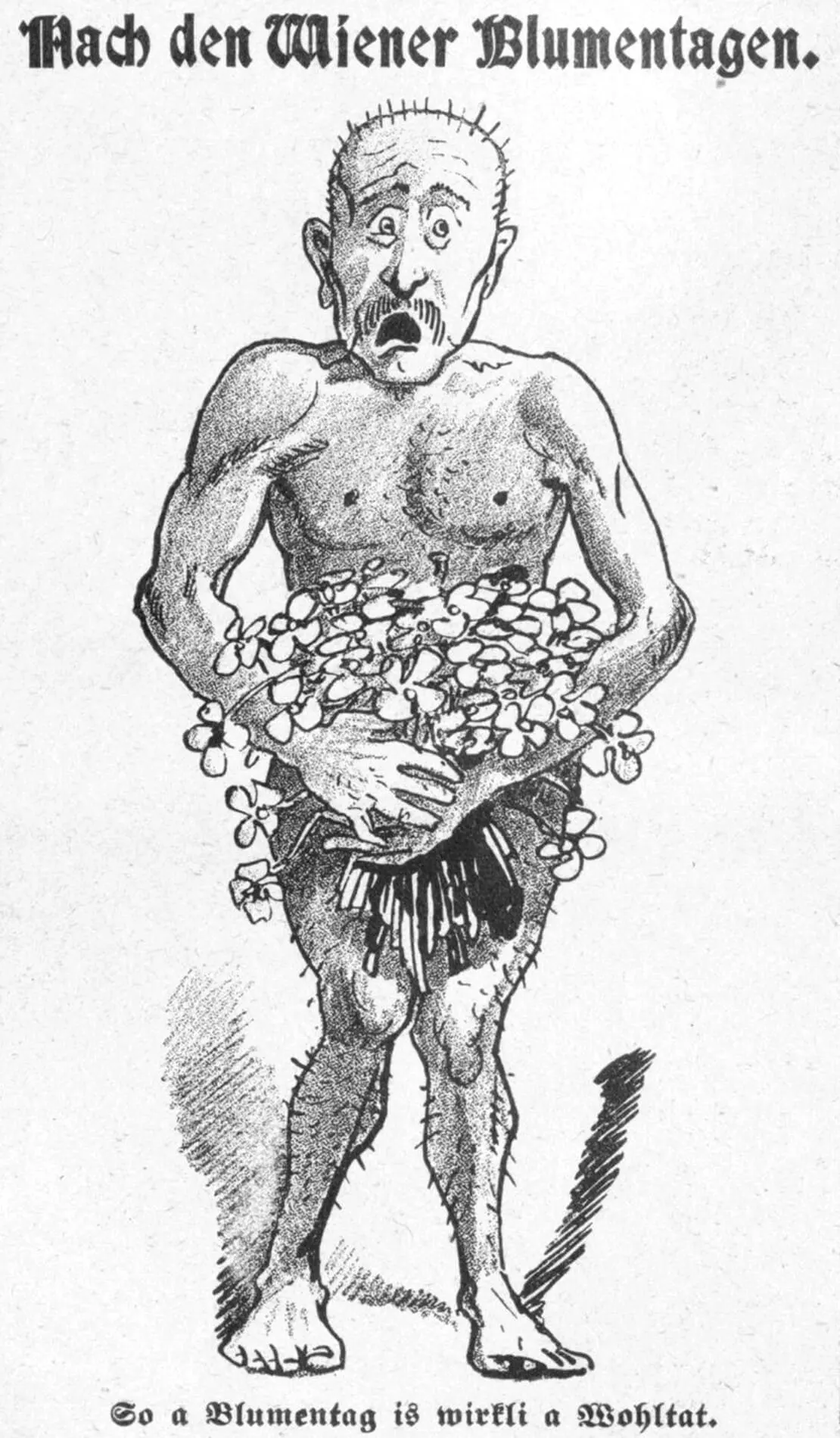 Karikatur aus dem „Kikeriki“, 4. Mai 1913, ANNO/ÖNB  