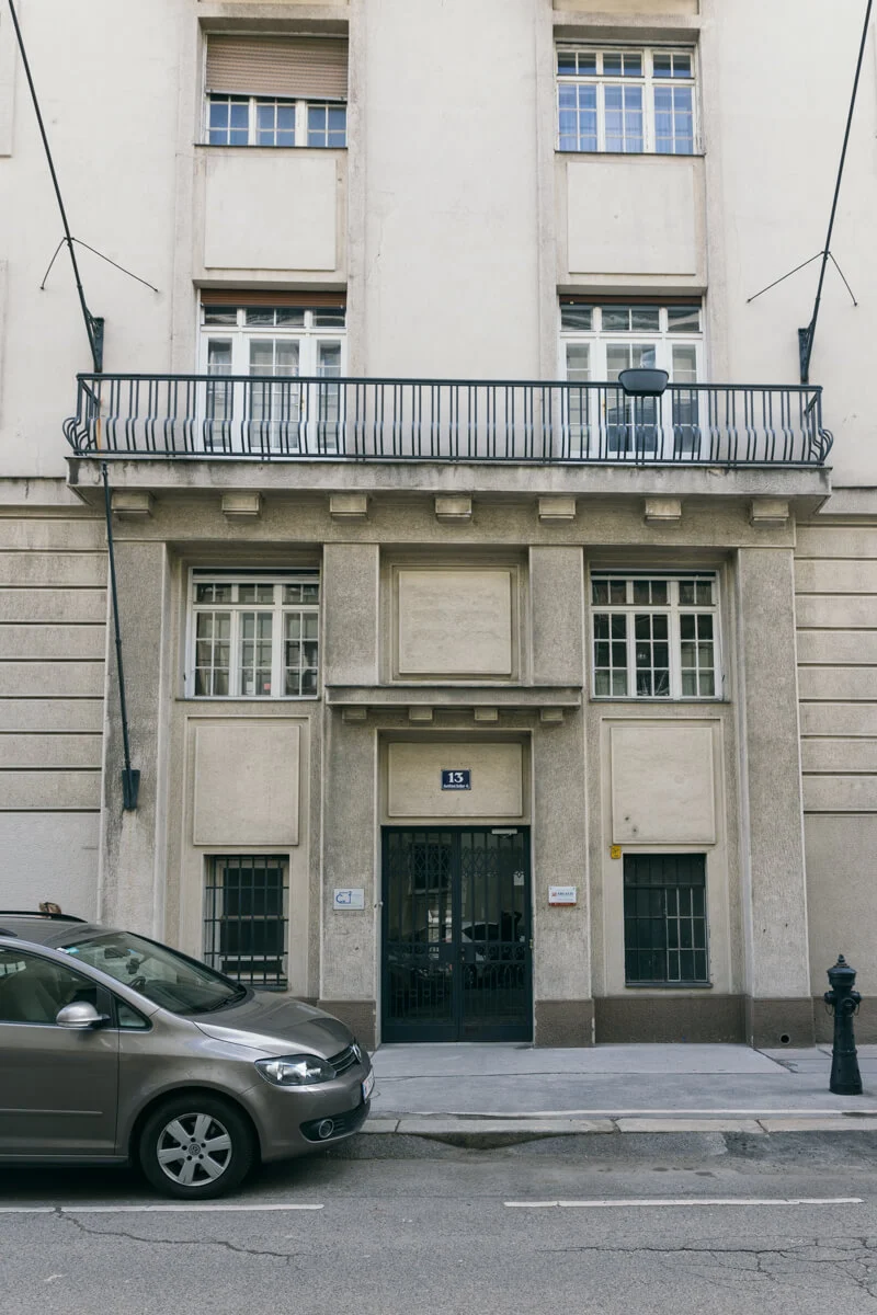 Bachmanns zweiter Wohnsitz von 1949 bis 1953: Gottfried-Keller-Gasse 13, Foto: Elodie Grethen