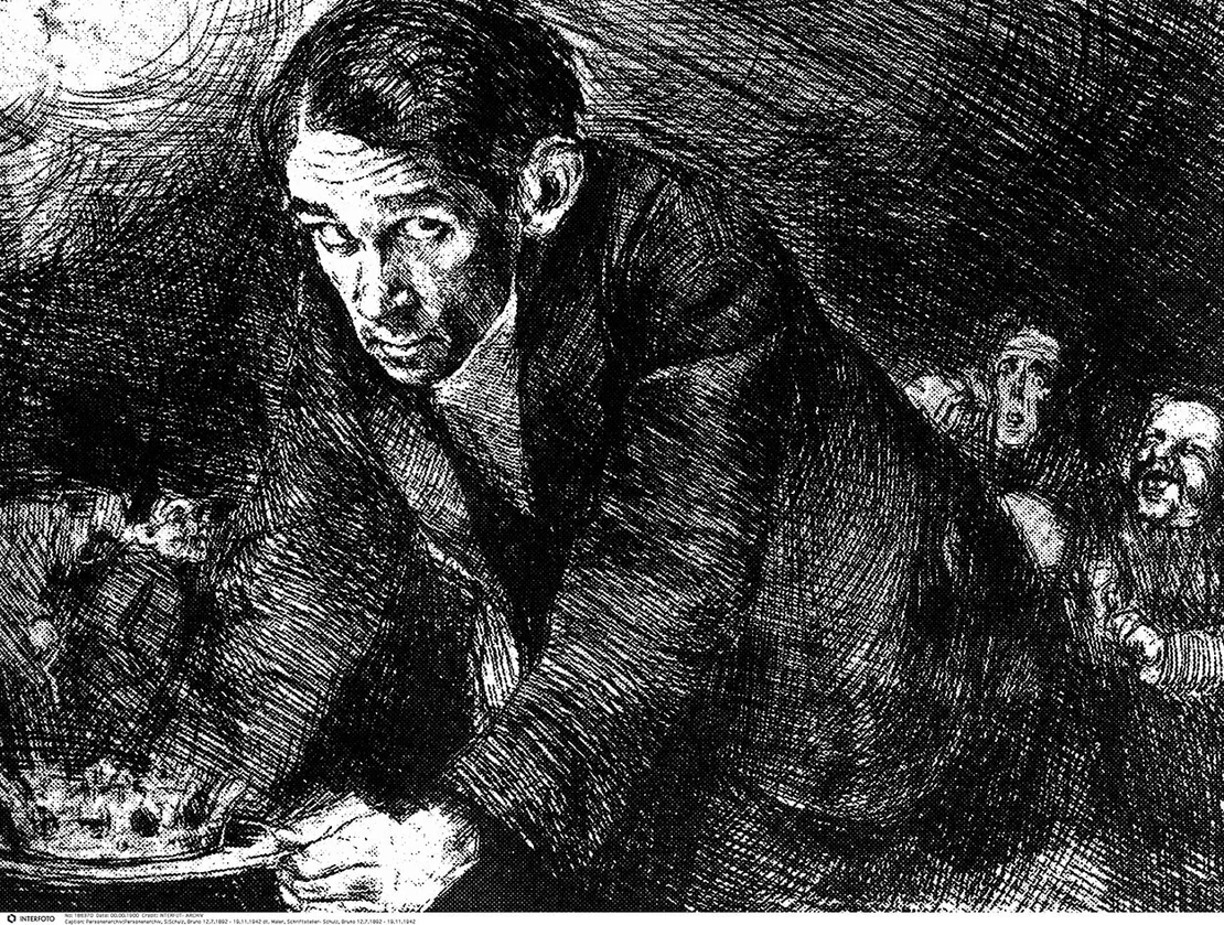 Selbstporträt des Künstlers und Schriftstellers Bruno Schulz, Foto: Friedrich / Interfoto / picturedesk.com  