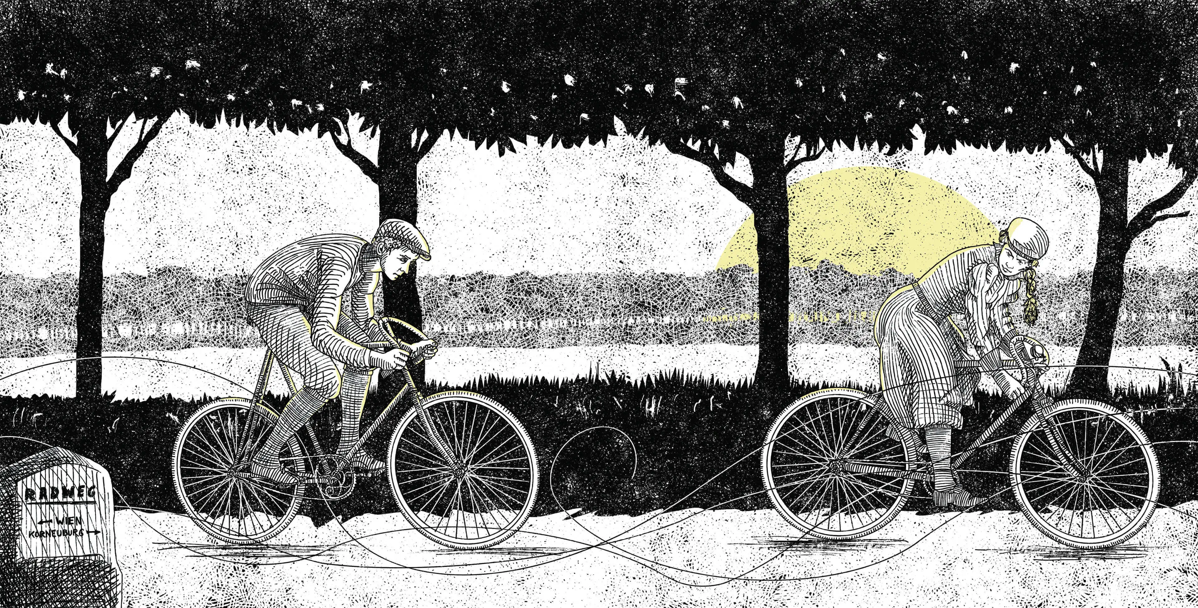 Touren, Illustration: Jorghi Poll/Edition Atelier