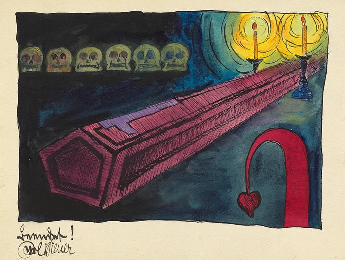 Karl Wiener: „Beendet“, um 1923, Wien Museum 