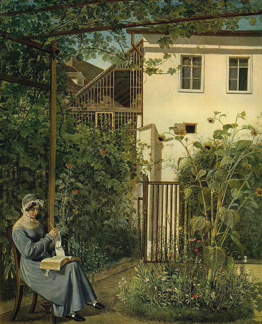 Erasmus Engert: Wiener Hausgarten, um 1828, APA Picturedesk