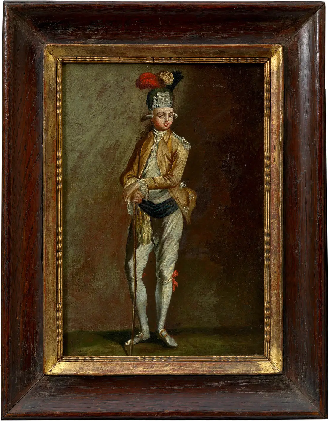 Professionelle „Laufer“ waren im 18. Jh. im Einsatz, um Kutschen eine freie Fahrt zu gewähren. Kupferstich, 1777, Wien Museum; Ölgemälde, um 1760, Wien Museum