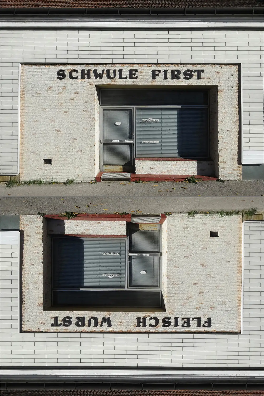 Fotomontage eines bisher nicht realisierten Leerstandsanagramms, Natalie Deewan