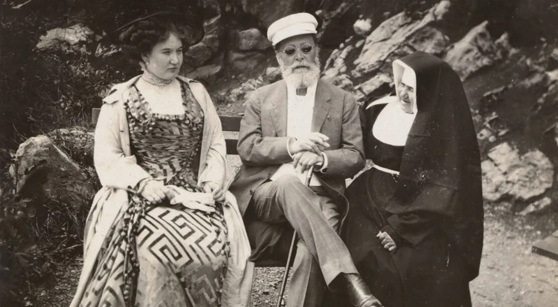 Karl Lueger bei einem Aufenthalt in Lovrana/Lovran, 1909, Sammlung Wien Museum