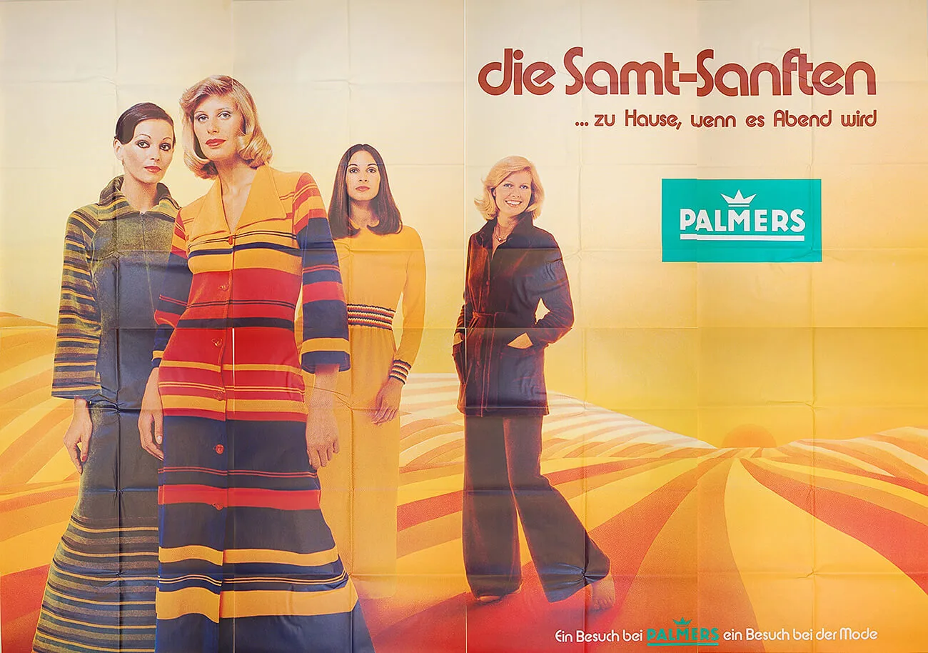 die Samt-Sanften ... zu Hause, wenn es Abend wird, Plakat: 8 Bogen, ca. 1974, © Plakatsammlung Wienbibliothek  