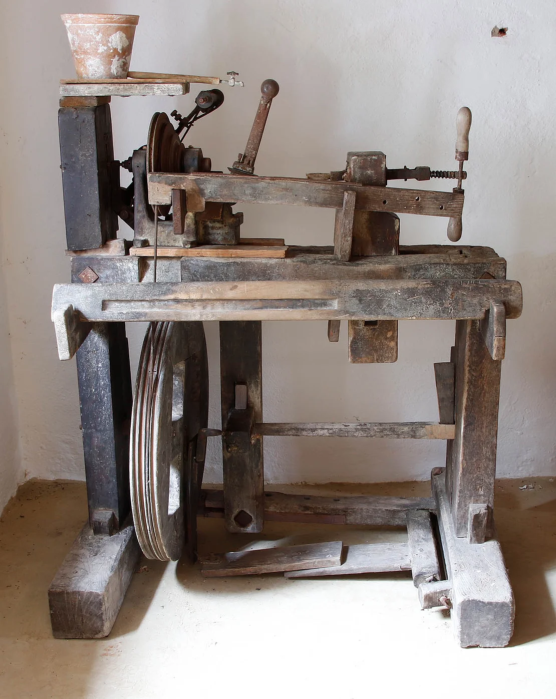 Knopfdrechselmaschine, 1880–1930, Weinviertler Museumsdorf Niedersulz