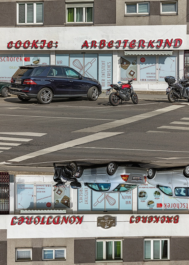 Leerstandsanagramm, Rosensteingasse / Ecke Hernalser Hauptstraße 100, Natalie Deewan, Foto: Stephan Doleschal