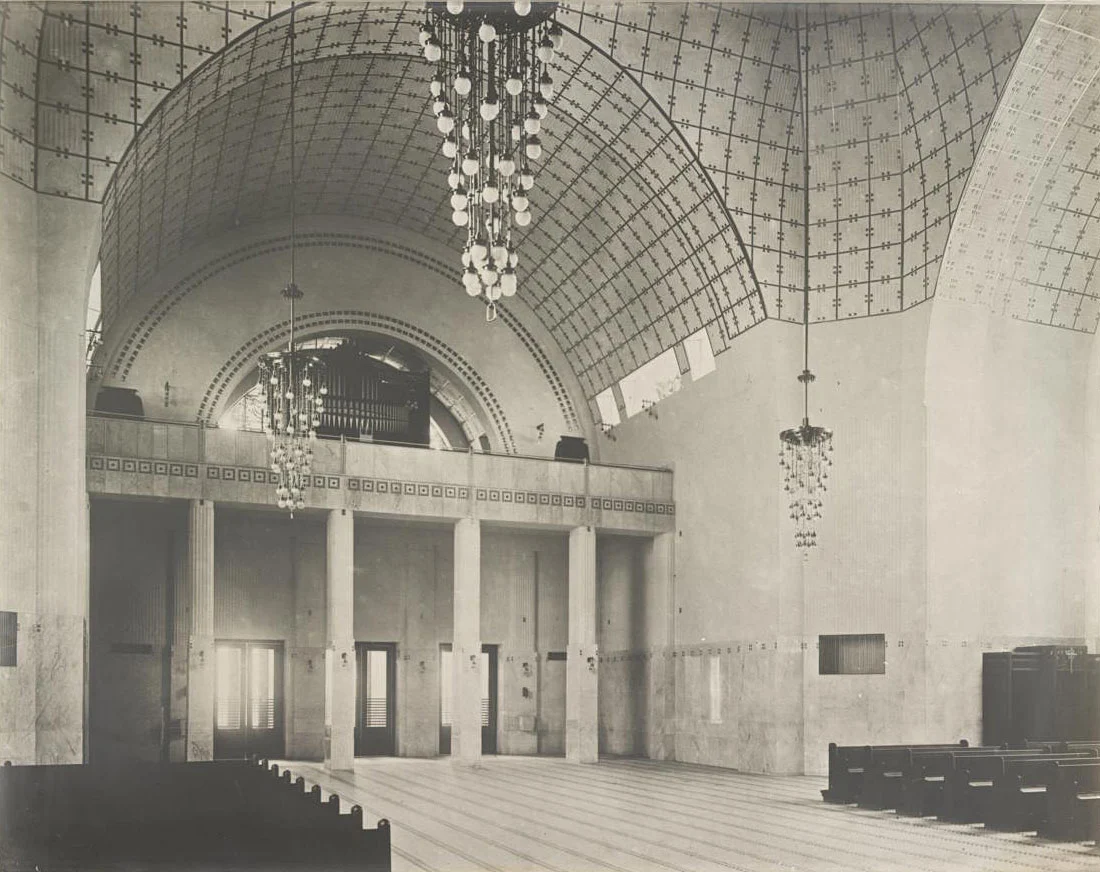 Otto Wagner: Kirche am Steinhof, Einblick, 1907, Wien Museum