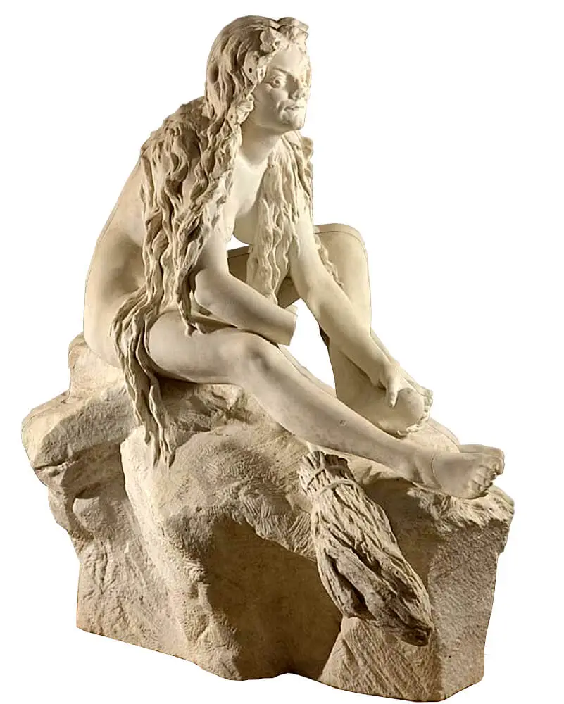 Teresa Feodorowna Ries: Hexe bei der Toilette für die Walpurgisnacht, 1895, Wien Museum