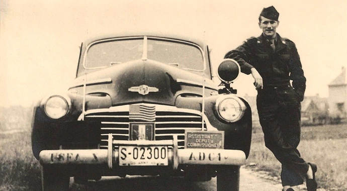 Helmut Braunsteiner, um 1950, (Foto: Nachlass Helmut Braunsteiner)	