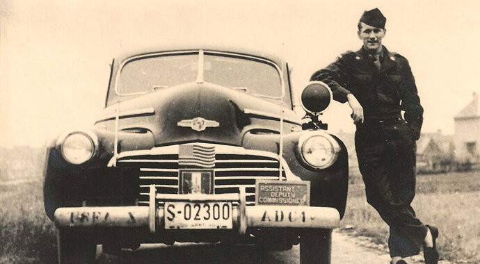 Helmut Braunsteiner, um 1950, (Foto: Nachlass Helmut Braunsteiner)