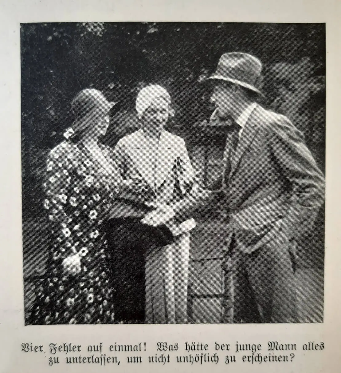 Foto aus: Rudolf Kalmar (Hg.): Täglicher Ratgeber für das praktische Leben, Wien-Leipzig 1932  