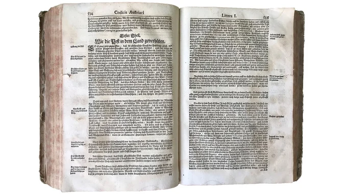  Infektions-Ordnung vom 1. Oktober 1680, in: Codicis Austriaci, Wien 1704, S. 534-535.