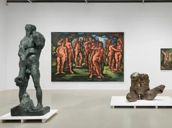 Die Restaurierung von Fritz Martinz' Großgemälde