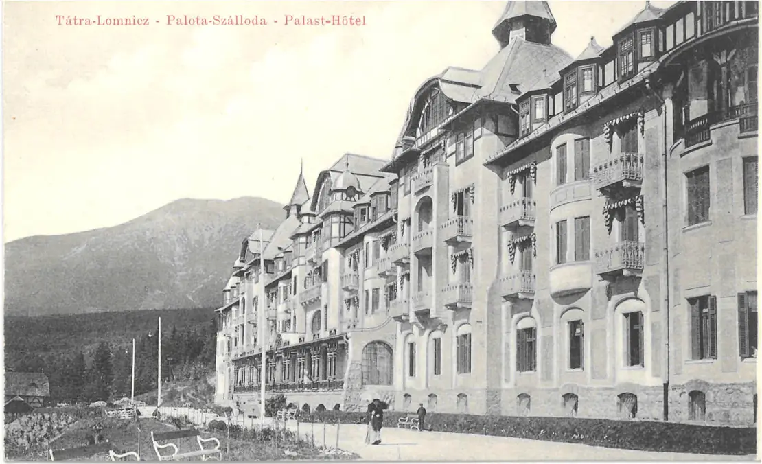 Die Perle der Hohen Tatra: Das Palace Hotel in Tatranská Lomnica.  