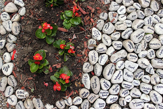 Aids-Memorial der Maria Grün Kirche, 2026, Foto: Redaktion, Wien Museum