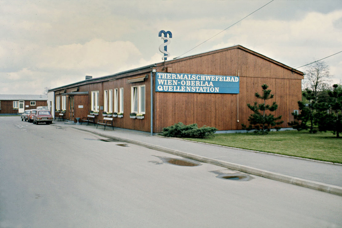Die „Quellenstation“ in Wien-Oberlaa, um 1971, Votava / brandstaetter images / picturedesk.com 