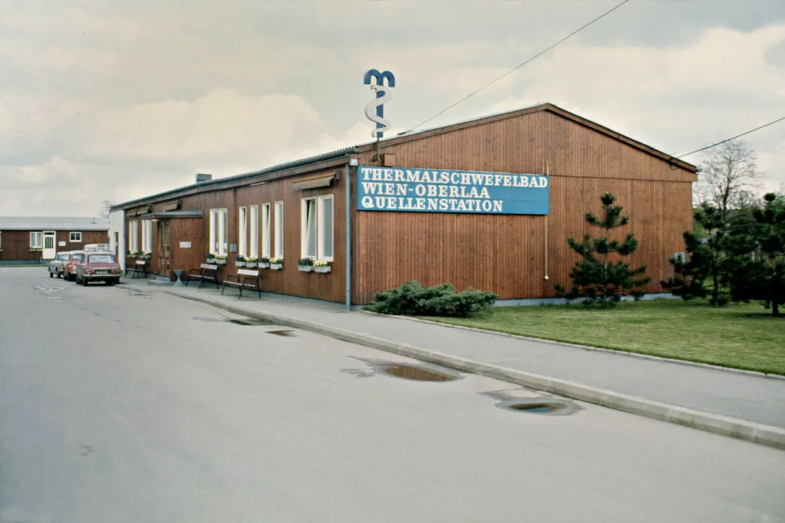 Die „Quellenstation“ in Wien-Oberlaa, um 1971, Votava / brandstaetter images / picturedesk.com