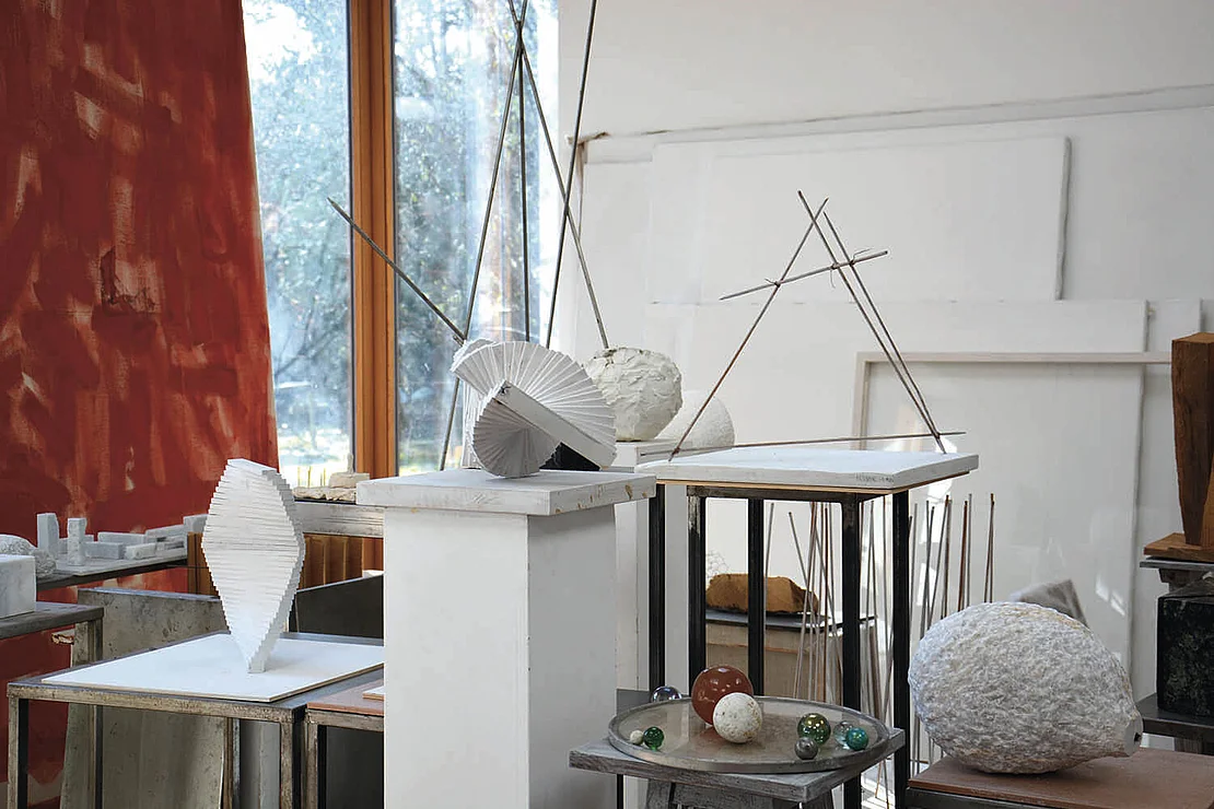 Das Atelier von Heliane Wiesauer-Reiterer in Neulengbach, 2013 Foto: Heliane Wiesauer-Reiterer