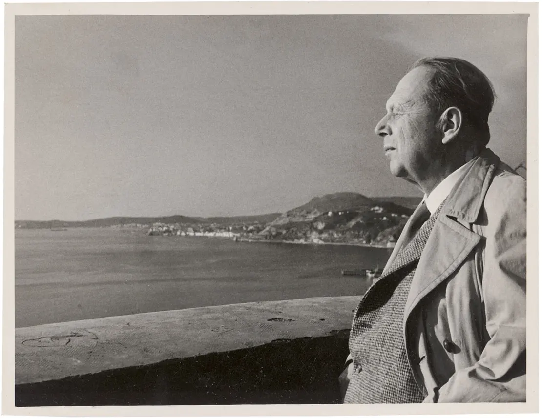 Erhard Buschbeck in Salerno, 1960. Privatbesitz