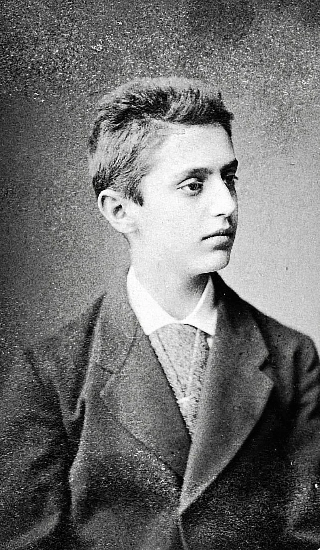 Theodor Herzl als Gymnasiast, um 1875, Foto: E. Kózmata, APA-Images / brandstaetter images / Austrian Archives