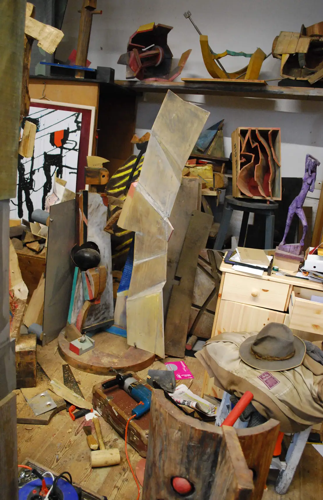 Oswald Stimm arbeitete ab 1982 in einem Atelier im Prater. StCarlo, 2009, Wikimedia Commons