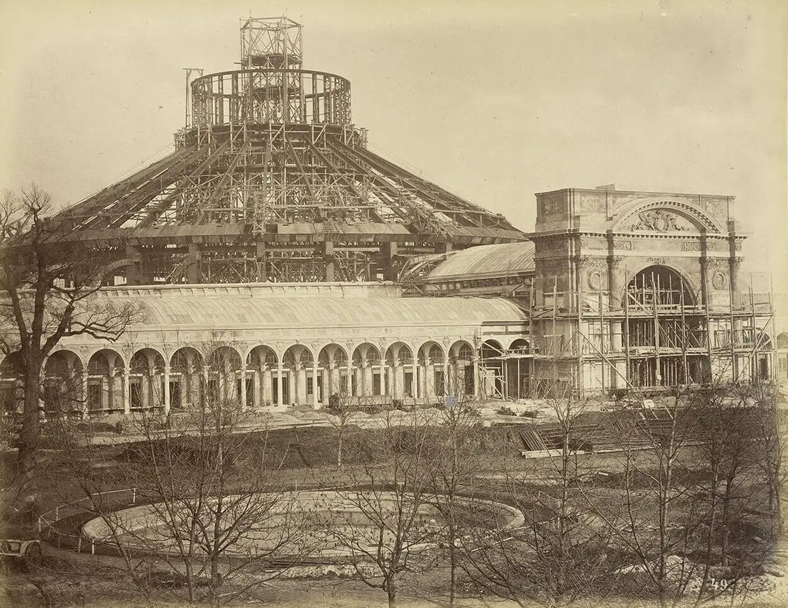 Bau der Rotunde, Wiener Photographen-Association, 1872, Wien Museum