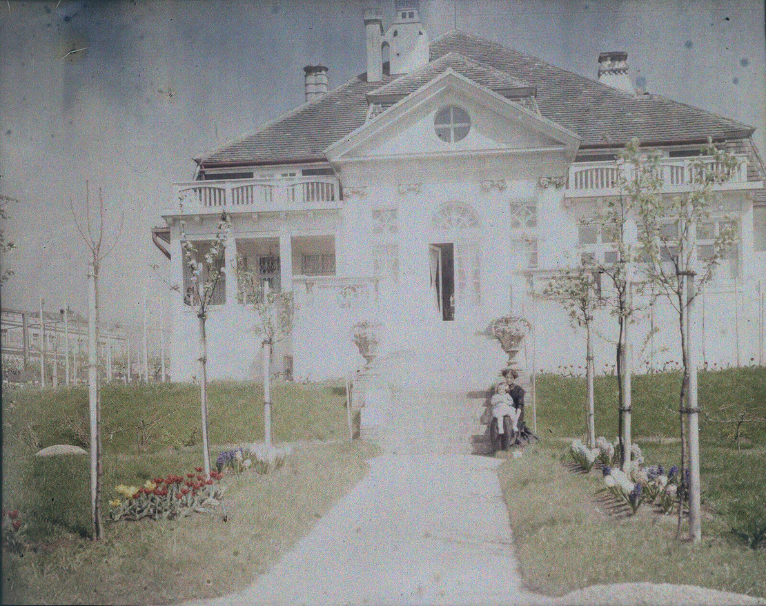 Villa von Ferdinand und Alice Schmutzer in der Sternwartestraße, Fotografie, um 1910. Schmutzer, Ferdinand/ÖNB-Bildarchiv/picturedesk.com 