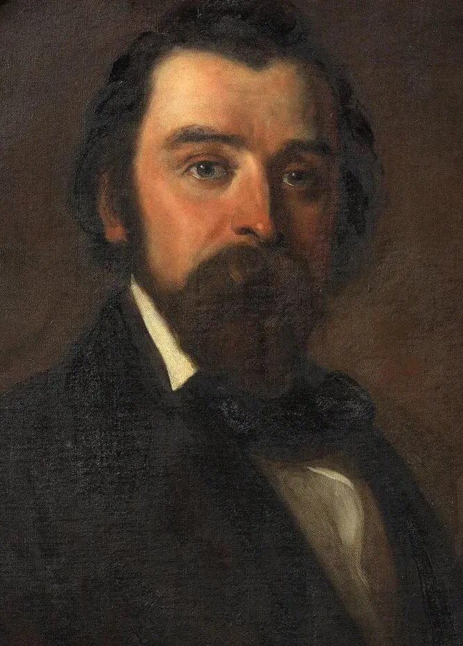 Theophil Hansen, Ölgemälde von Carl Rahl, um 1854, Wien Museum, Inv.-Nr. 364