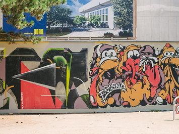 Street Art auf der Wienerwand